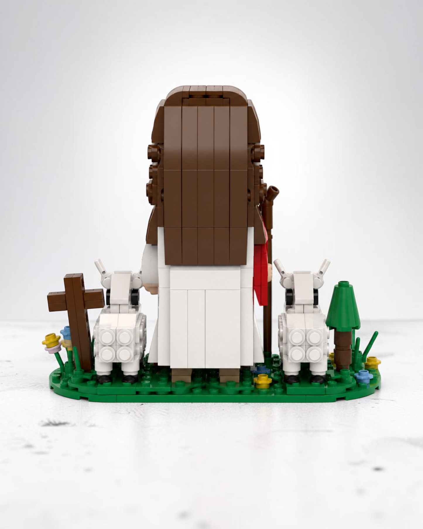 Jesus & Two Lambs
