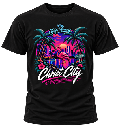 Scripture Back : Christ City Special Edition Matthew 5:14 Tee